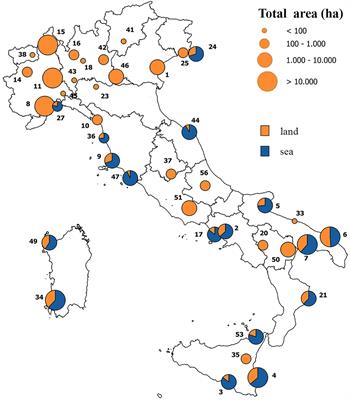 Environmental Status of Italian Coastal Marine Areas Affected by Long History of Contamination